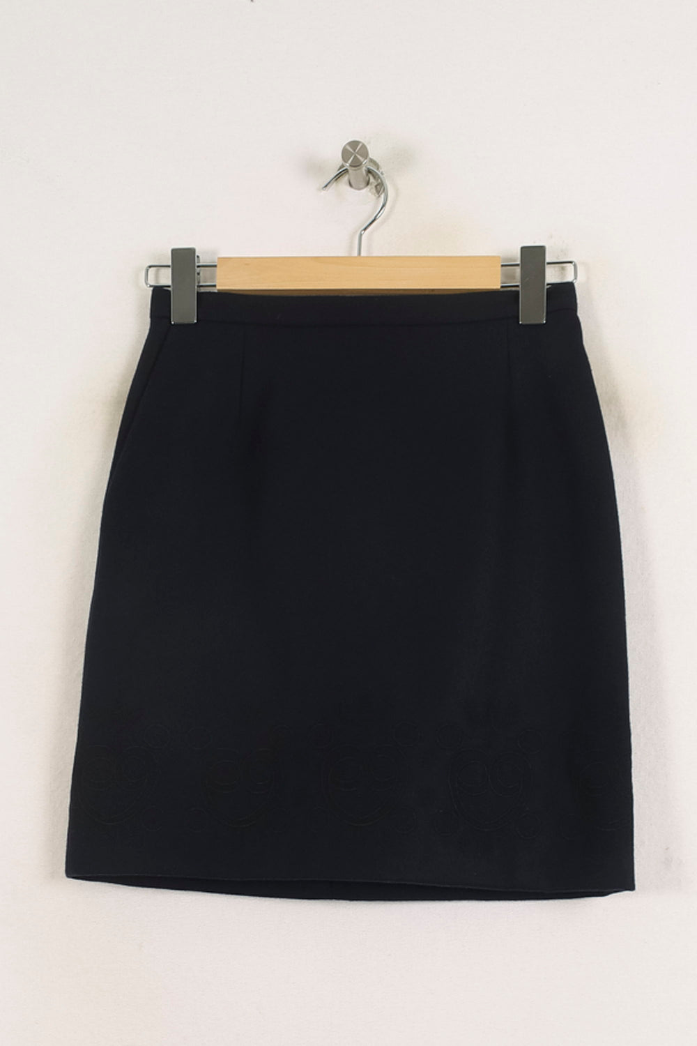 Jupe Courte Noire - Taille S/36 de la marque Ines de la Fressange Paris | PARAD76583 - Vendu par Paradigme - Image 2