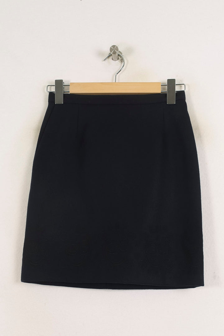 Jupe Courte Noire - Taille S/36 de la marque Ines de la Fressange Paris | PARAD76583 - Vendu par Paradigme - Image 2