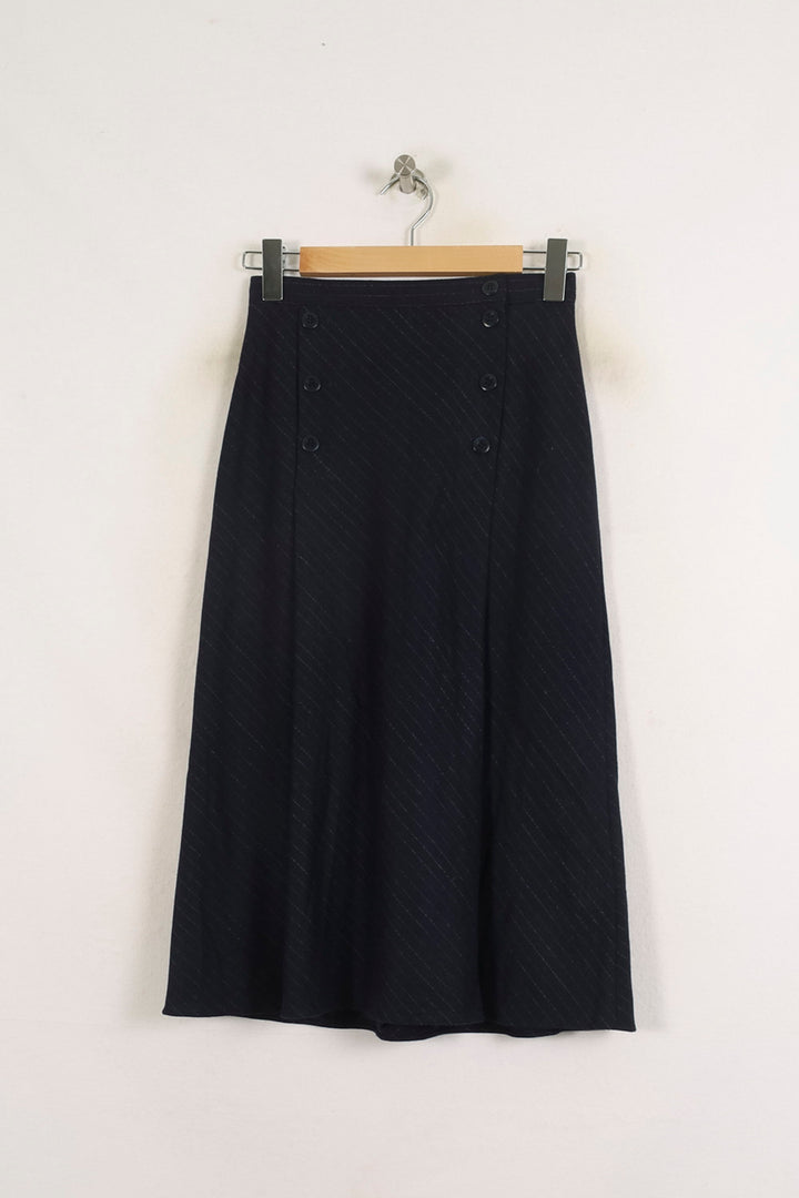 Jupe Longue Bleue - Taille S/36 de la marque Ines de la Fressange Paris | PARAD76584 - Vendu par Paradigme - Image 2