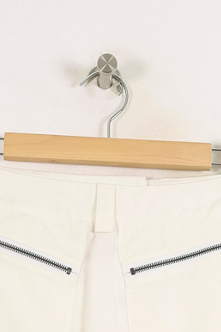Jupe Courte Blanche - Taille S/36 de la marque Ines de la Fressange Paris | PARAD76585 - Vendu par Paradigme - Image 4
