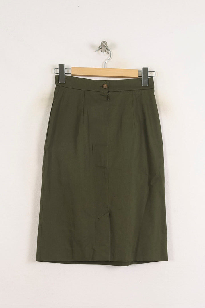 Jupe Midi Verte - Taille S/36 de la marque Ines de la Fressange Paris | PARAD76587 - Vendu par Paradigme - Image 4