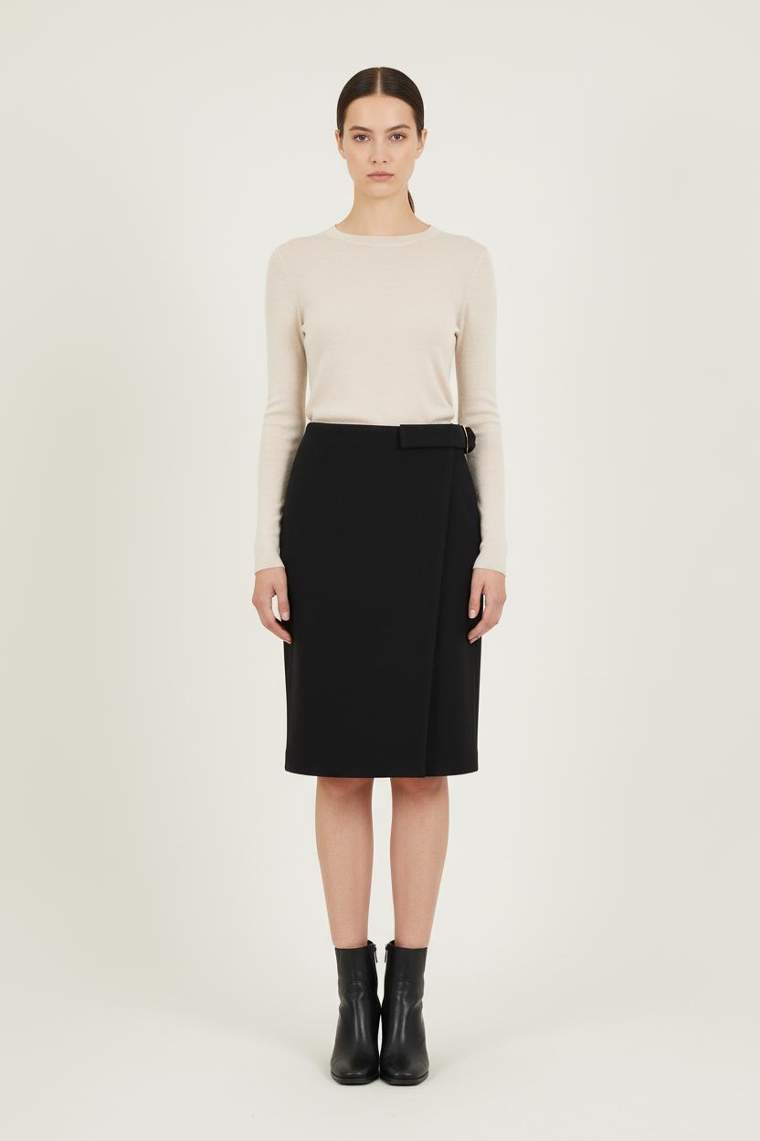Jupe Crayon Noire - Taille S/36 de la marque Ines de la Fressange Paris | PARAD76588 - Vendu par Paradigme - Image 1