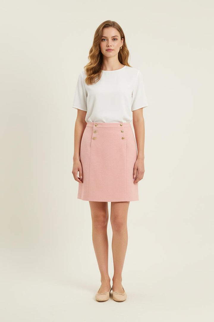 Jupe Courte Rose - Taille S/36 de la marque Ines de la Fressange Paris | PARAD76591 - Vendu par Paradigme - Image 1