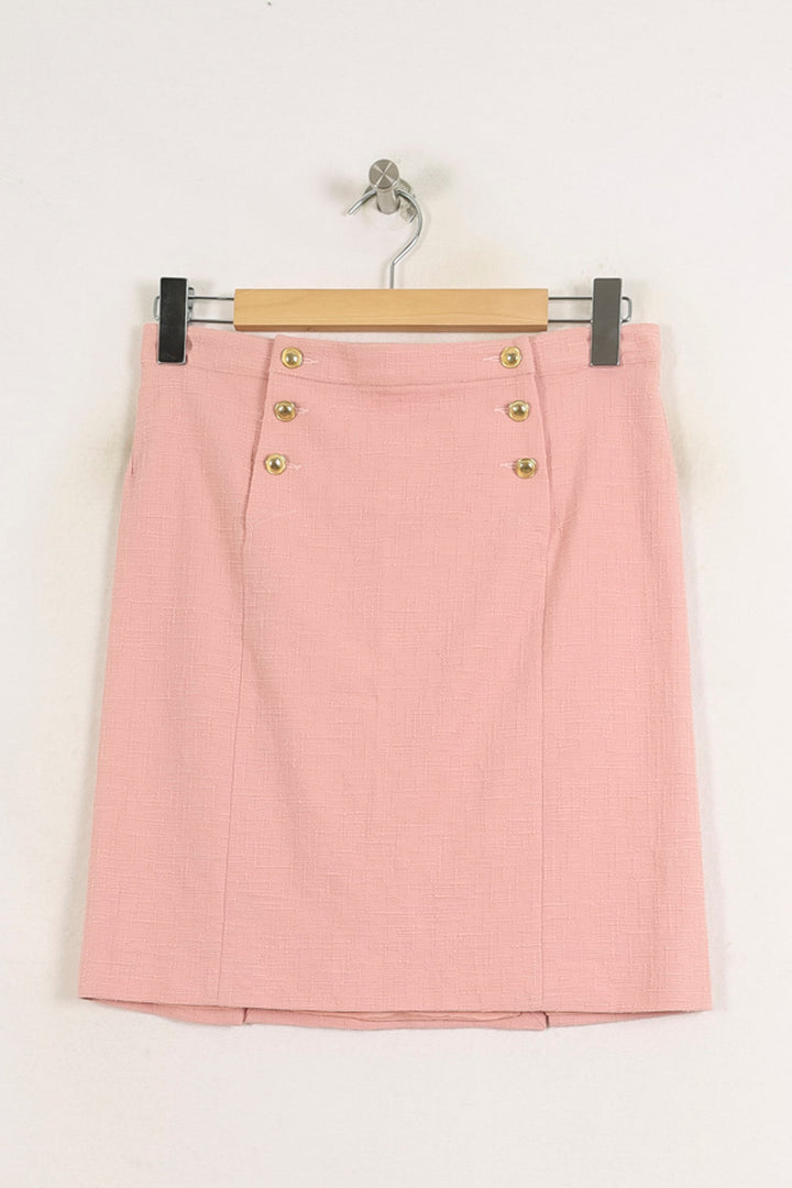 Jupe Courte Rose - Taille S/36 de la marque Ines de la Fressange Paris | PARAD76591 - Vendu par Paradigme - Image 2