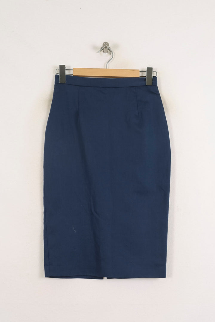 Jupe Crayon Bleue - Taille S/36 de la marque Ines de la Fressange Paris | PARAD76593 - Vendu par Paradigme - Image 2