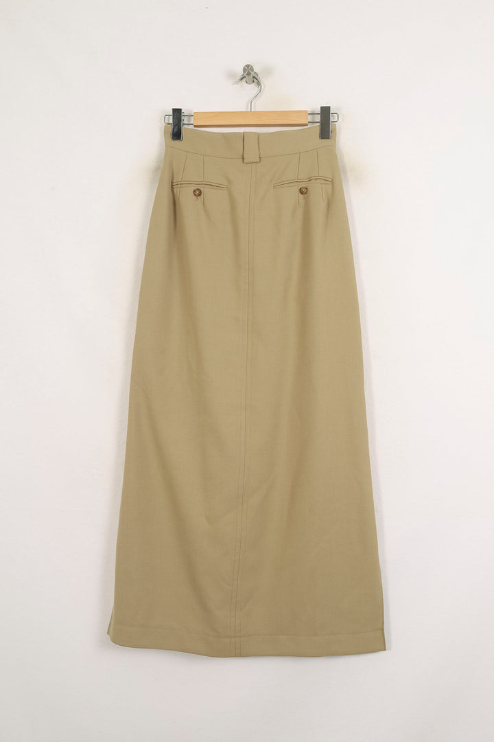 Jupe Longue Beige - Taille S/36 de la marque Ines de la Fressange Paris | PARAD76594 - Vendu par Paradigme - Image 4