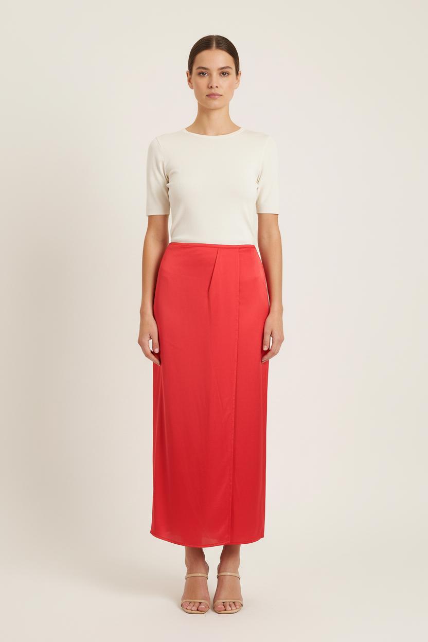 Jupe Longue Rose - Taille S/36 de la marque Ines de la Fressange Paris | PARAD76595 - Vendu par Paradigme - Image 1
