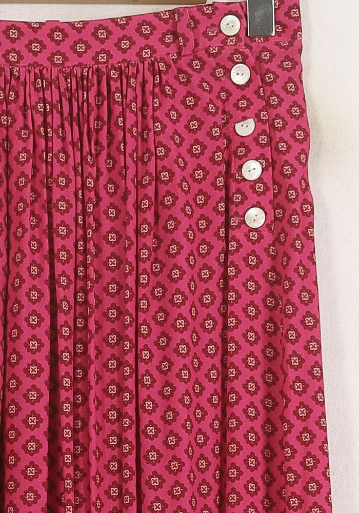 Jupe Longue Rose - Taille S/36 de la marque Ines de la Fressange Paris | PARAD76596 - Vendu par Paradigme - Image 3
