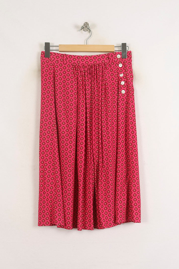 Jupe Longue Rose - Taille S/36 de la marque Ines de la Fressange Paris | PARAD76596 - Vendu par Paradigme - Image 2