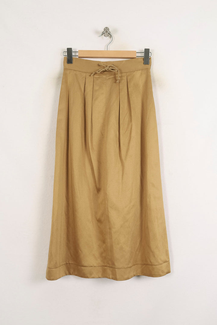 Jupe Longue Beige - Taille S/36 de la marque Ines de la Fressange Paris | PARAD76598 - Vendu par Paradigme - Image 2