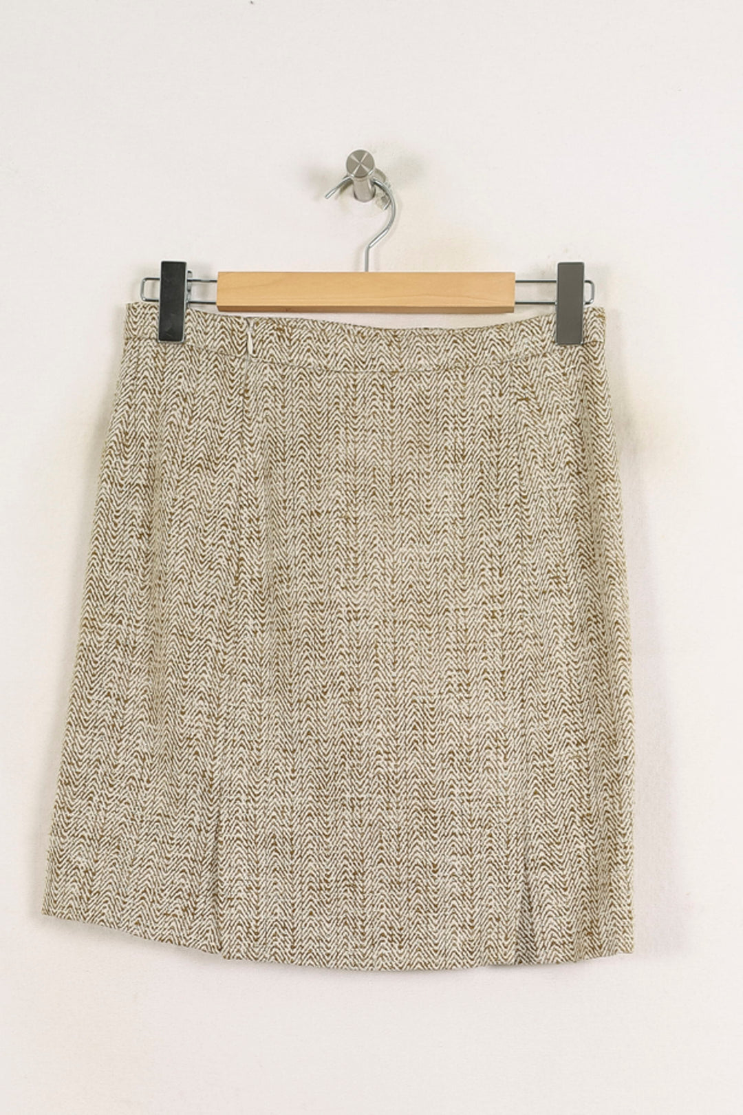 Jupe Droite Beige - Taille S/36 de la marque Ines de la Fressange Paris | PARAD76599 - Vendu par Paradigme - Image 4