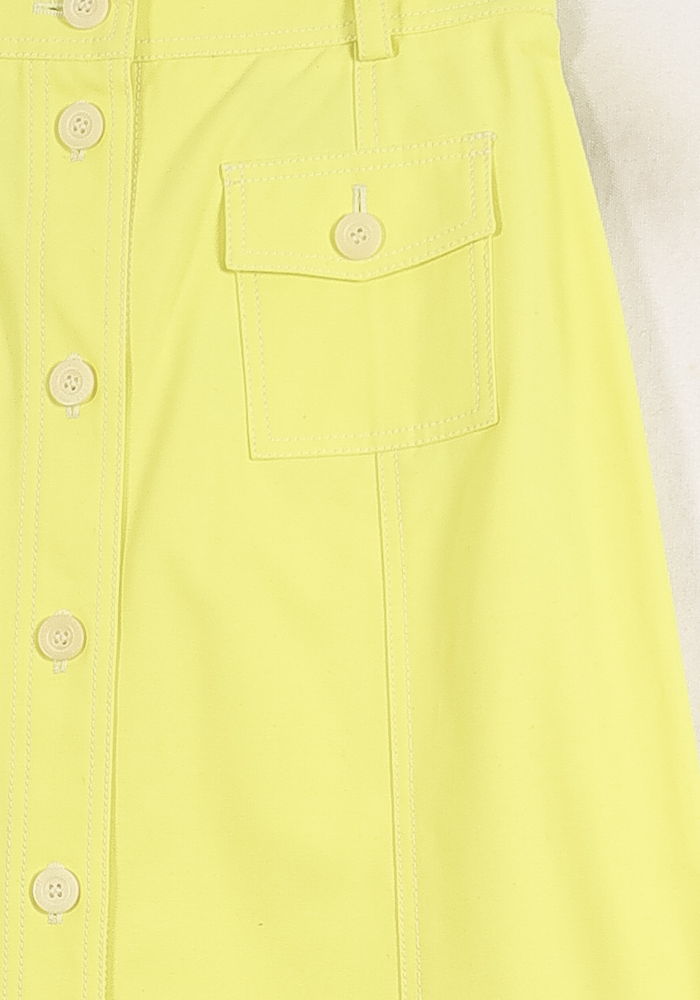 Jupe Longue Jaune - Taille S/36 de la marque Ines de la Fressange Paris | PARAD76600 - Vendu par Paradigme - Image 3