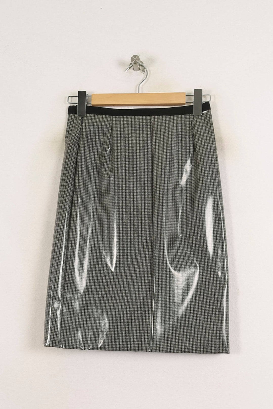 Jupe Midi Grise - Taille S/36 de la marque Ines de la Fressange Paris | PARAD76603 - Vendu par Paradigme - Image 4