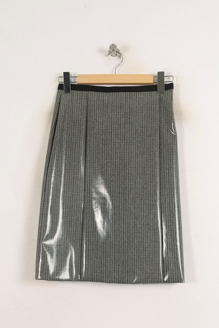 Jupe Midi Grise - Taille S/36 de la marque Ines de la Fressange Paris | PARAD76603 - Vendu par Paradigme - Image 2