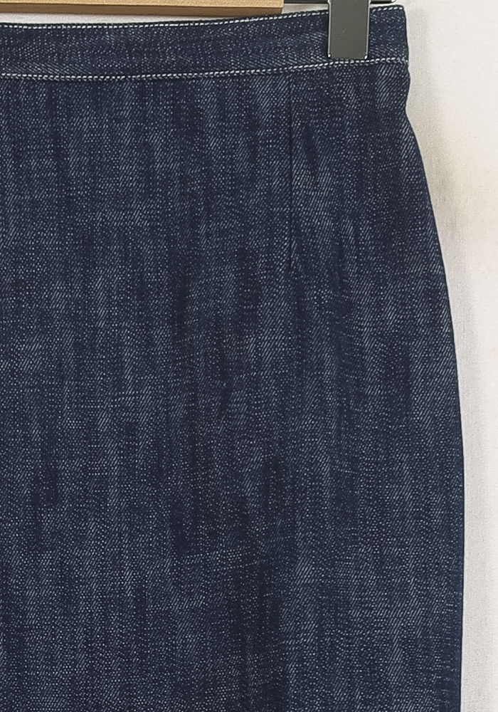 Jupe Crayon Bleue - Taille S/36 de la marque Ines de la Fressange Paris | PARAD76605 - Vendu par Paradigme - Image 3