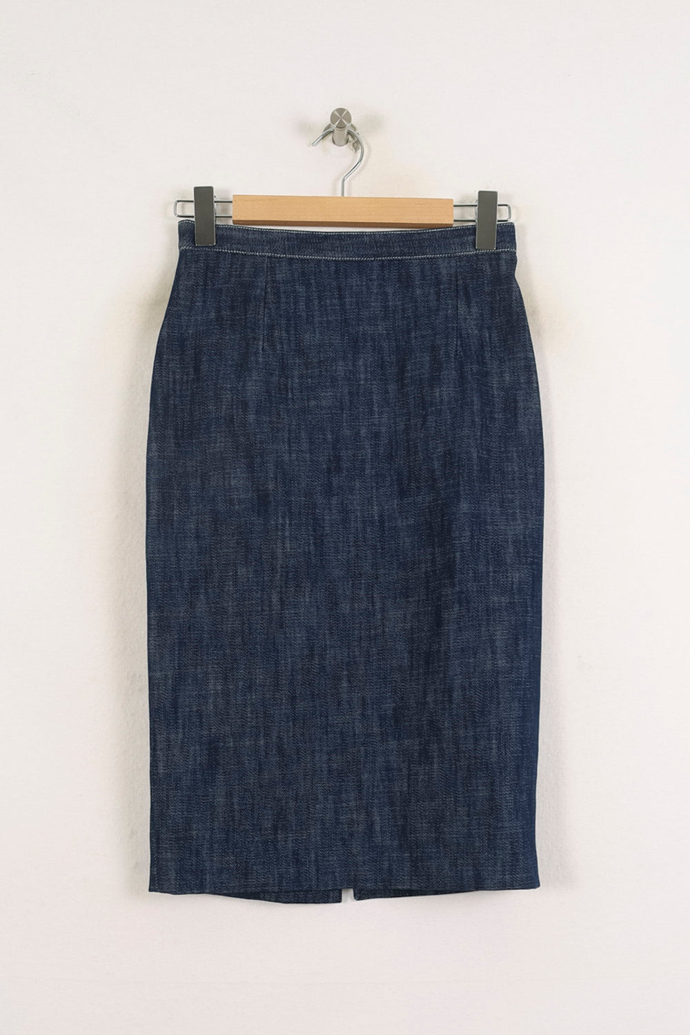 Jupe Crayon Bleue - Taille S/36 de la marque Ines de la Fressange Paris | PARAD76605 - Vendu par Paradigme - Image 2