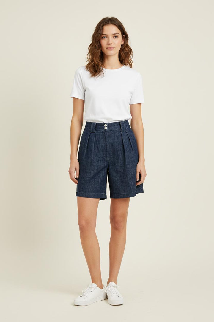 Bermuda Bleu - Taille S/36 de la marque Ines de la Fressange Paris | PARAD76606 - Vendu par Paradigme - Image 1
