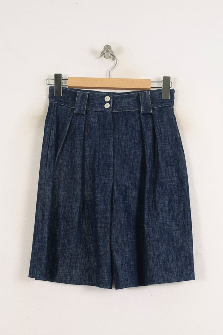 Bermuda Bleu - Taille S/36 de la marque Ines de la Fressange Paris | PARAD76606 - Vendu par Paradigme - Image 2