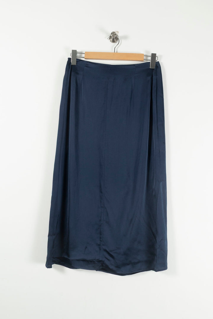 Jupe Midi Bleue - Taille S/36 de la marque Ines de la Fressange Paris | PARAD76607 - Vendu par Paradigme - Image 4