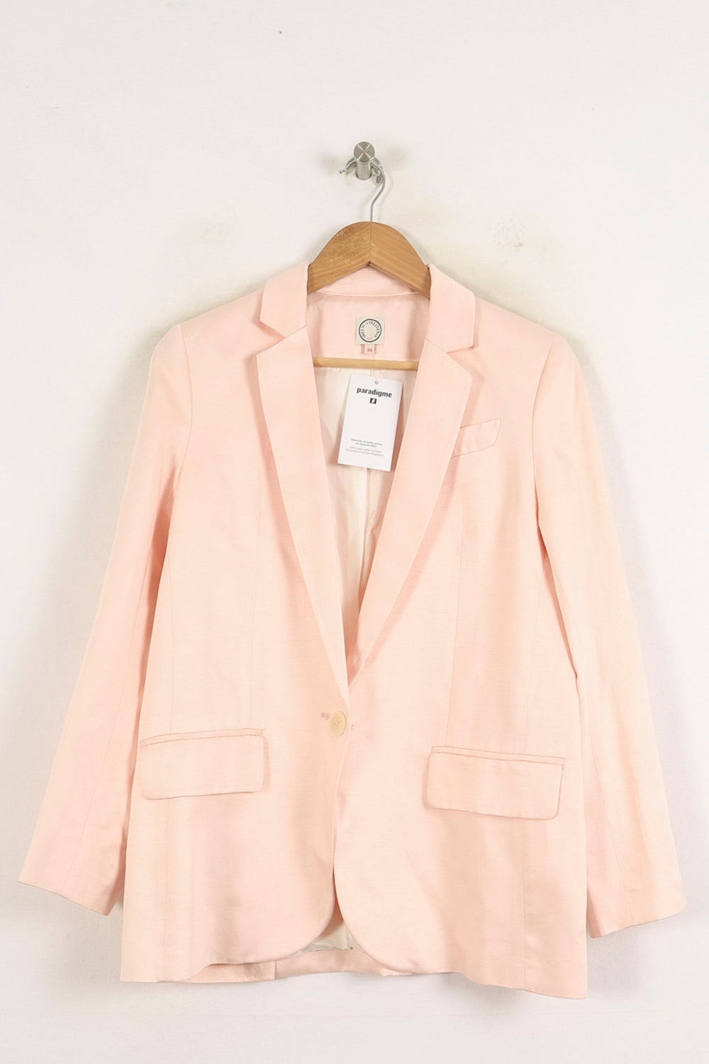 Blazer Rose - Taille S/36 de la marque Ines de la Fressange Paris | PARAD76612 - Vendu par Paradigme - Image 2