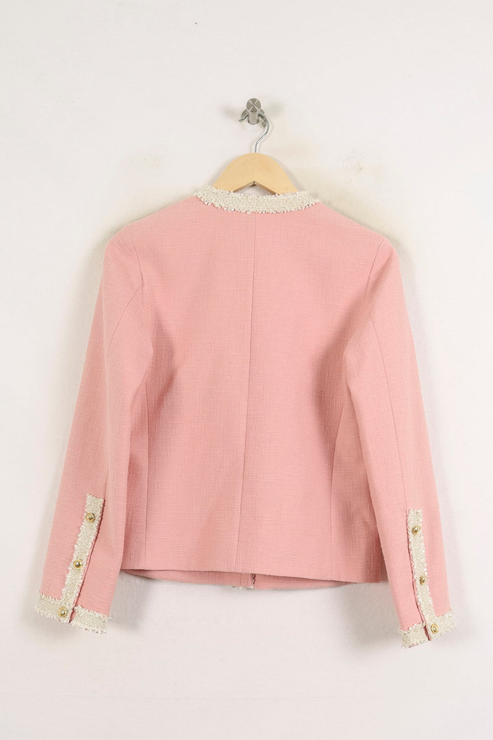 Veste Rose et Blanche - Taille S/36 de la marque Ines de la Fressange Paris | PARAD76613 - Vendu par Paradigme - Image 4