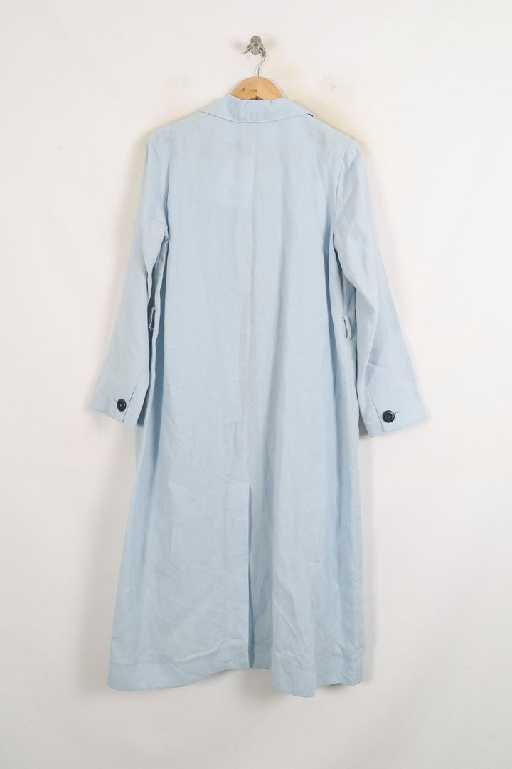 Manteau Bleu - Taille S/36 de la marque Ines de la Fressange Paris | PARAD76614 - Vendu par Paradigme - Image 4