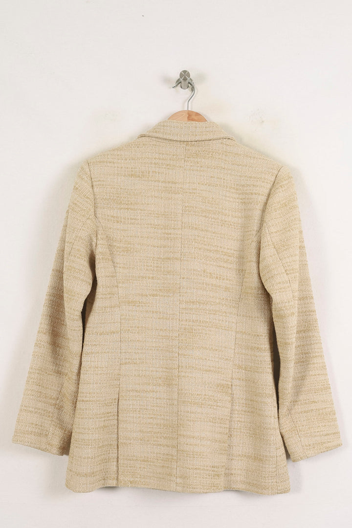 Blazer Beige - Taille S/36 de la marque Ines de la Fressange Paris | PARAD76616 - Vendu par Paradigme - Image 4