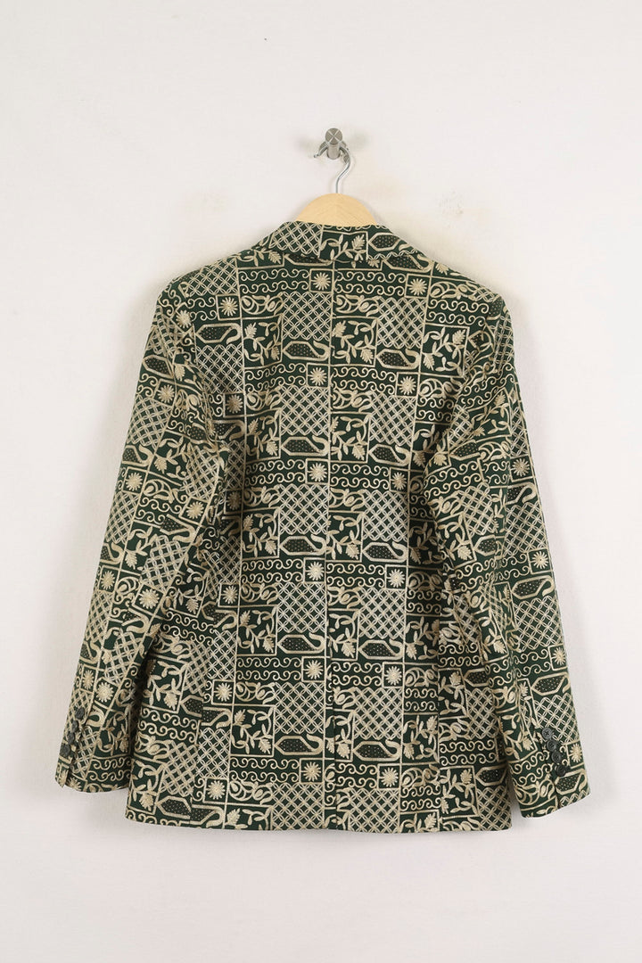 Blazer Vert et Beige - Taille M/38 de la marque Ines de la Fressange Paris | PARAD76617 - Vendu par Paradigme - Image 4