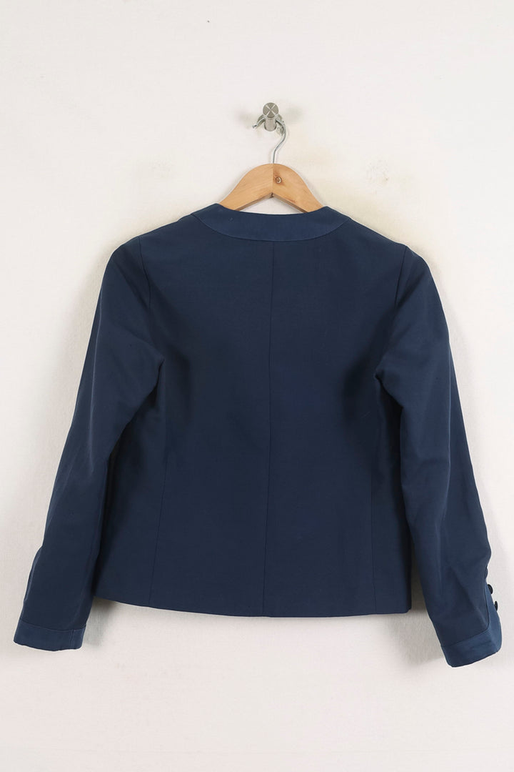 Veste Bleue - Taille S/36 de la marque Ines de la Fressange Paris | PARAD76618 - Vendu par Paradigme - Image 4