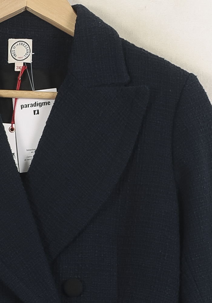 Blazer Bleu - Taille S/36 de la marque Ines de la Fressange Paris | PARAD76619 - Vendu par Paradigme - Image 3