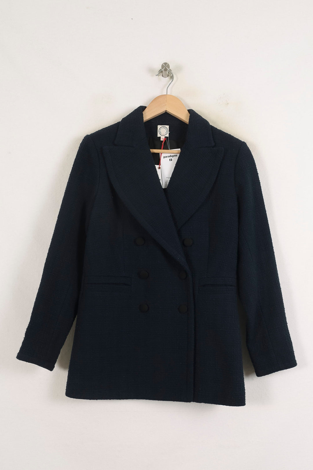 Blazer Bleu - Taille S/36 de la marque Ines de la Fressange Paris | PARAD76619 - Vendu par Paradigme - Image 2