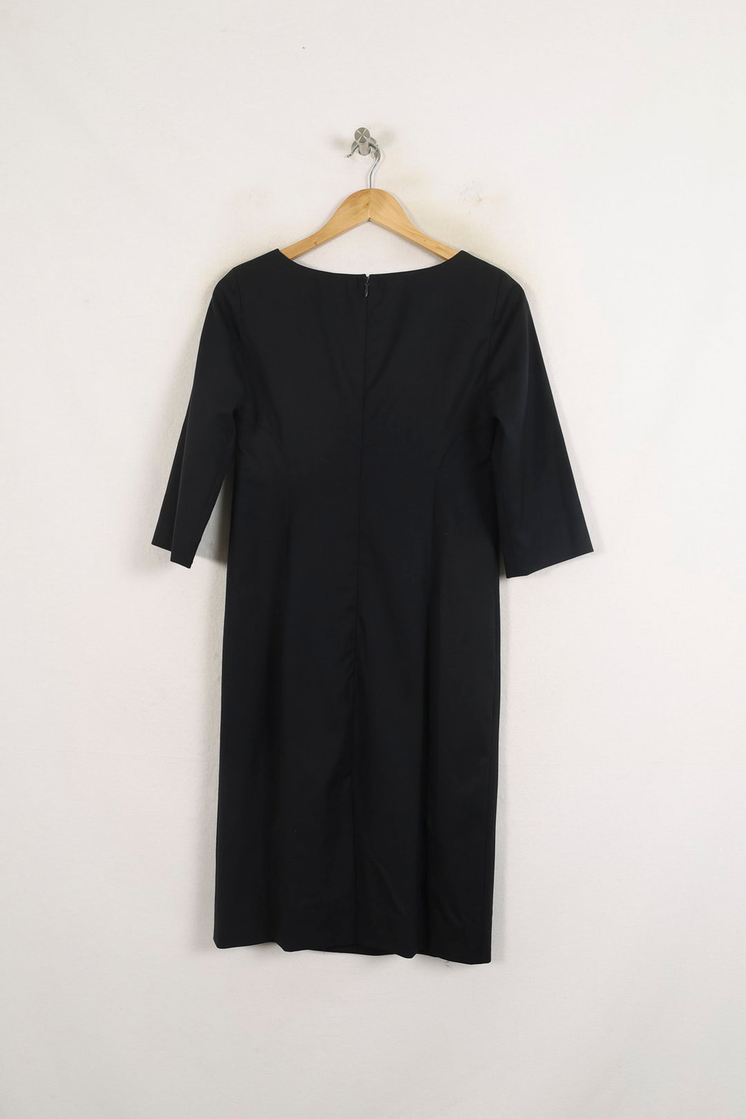 Robe Droite Noire - Taille S/36 de la marque Ines de la Fressange Paris | PARAD76621 - Vendu par Paradigme - Image 4