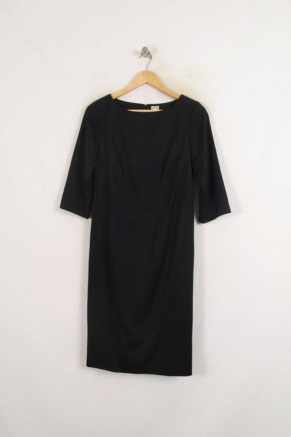 Robe Droite Noire - Taille S/36 de la marque Ines de la Fressange Paris | PARAD76621 - Vendu par Paradigme - Image 2