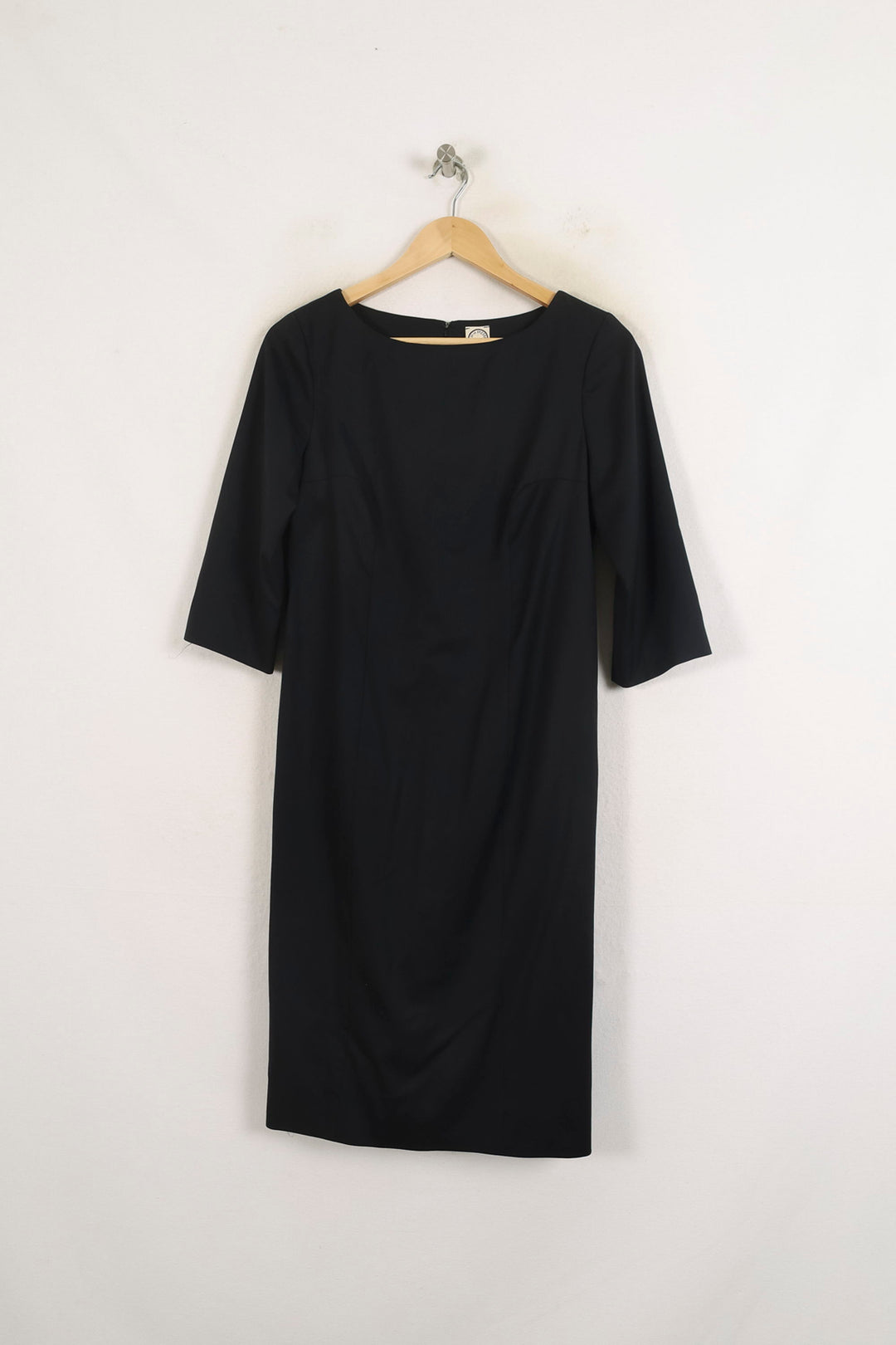 Robe Droite Noire - Taille S/36 de la marque Ines de la Fressange Paris | PARAD76621 - Vendu par Paradigme - Image 2