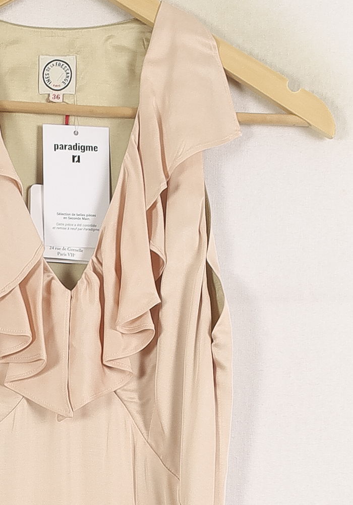 Robe Longue Rose - Taille S/36 de la marque Ines de la Fressange Paris | PARAD76623 - Vendu par Paradigme - Image 3