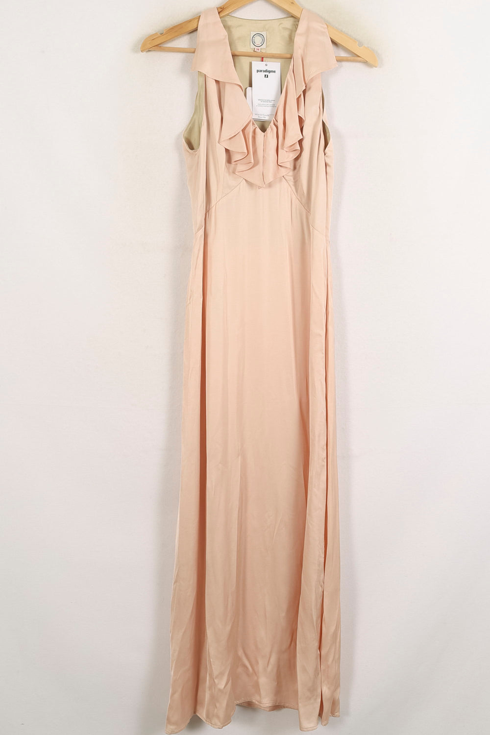 Robe Longue Rose - Taille S/36 de la marque Ines de la Fressange Paris | PARAD76623 - Vendu par Paradigme - Image 2