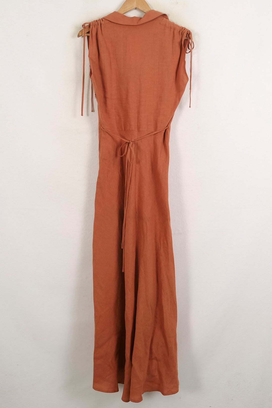 Robe Longue Marron - Taille S/36 de la marque Ines de la Fressange Paris | PARAD76631 - Vendu par Paradigme - Image 4