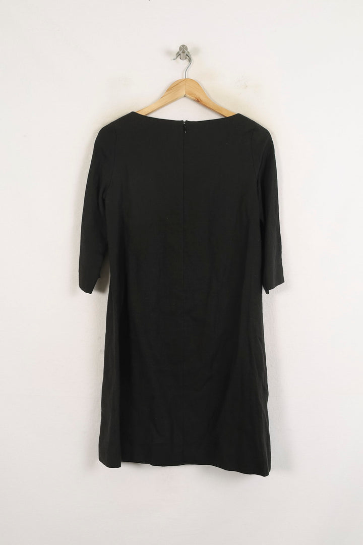 Robe Droite Noire - Taille S/36 de la marque Ines de la Fressange Paris | PARAD76635 - Vendu par Paradigme - Image 4