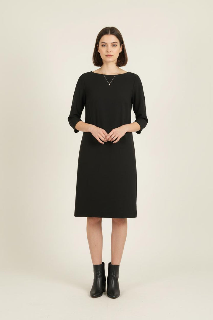 Robe Droite Noire - Taille S/36 de la marque Ines de la Fressange Paris | PARAD76635 - Vendu par Paradigme - Image 1