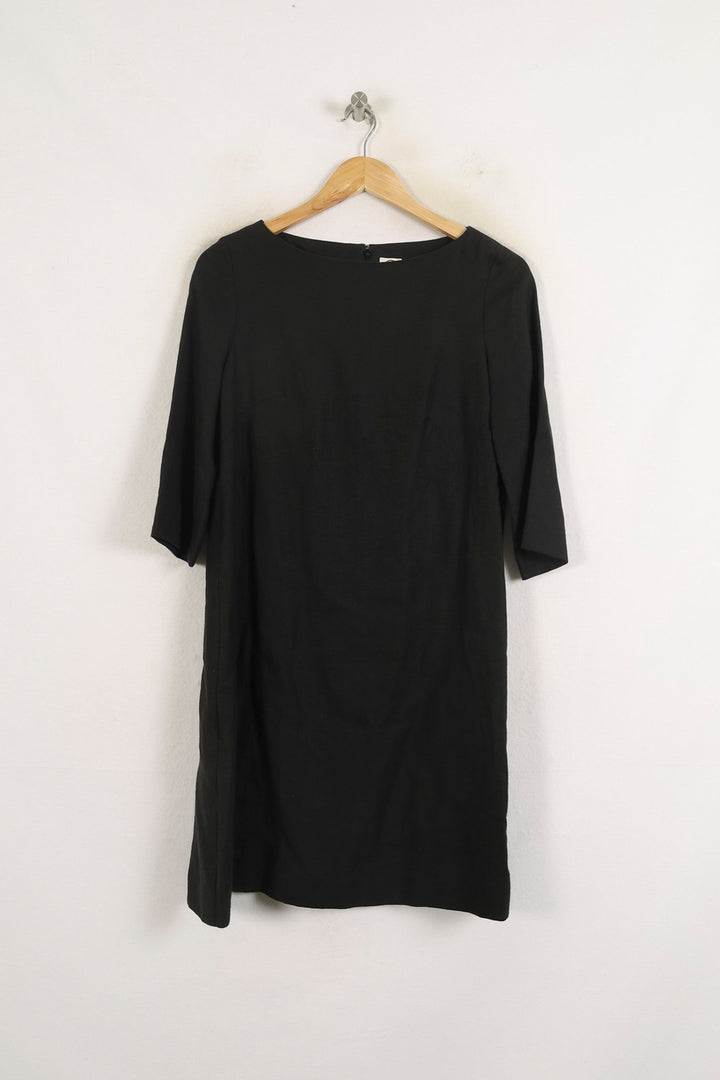 Robe Droite Noire - Taille S/36 de la marque Ines de la Fressange Paris | PARAD76635 - Vendu par Paradigme - Image 2