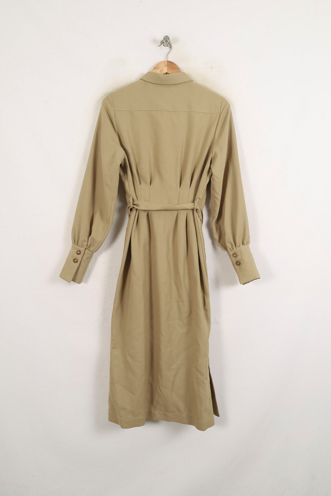 Robe Chemise Beige - Taille S/36 de la marque Ines de la Fressange Paris | PARAD76637 - Vendu par Paradigme - Image 4