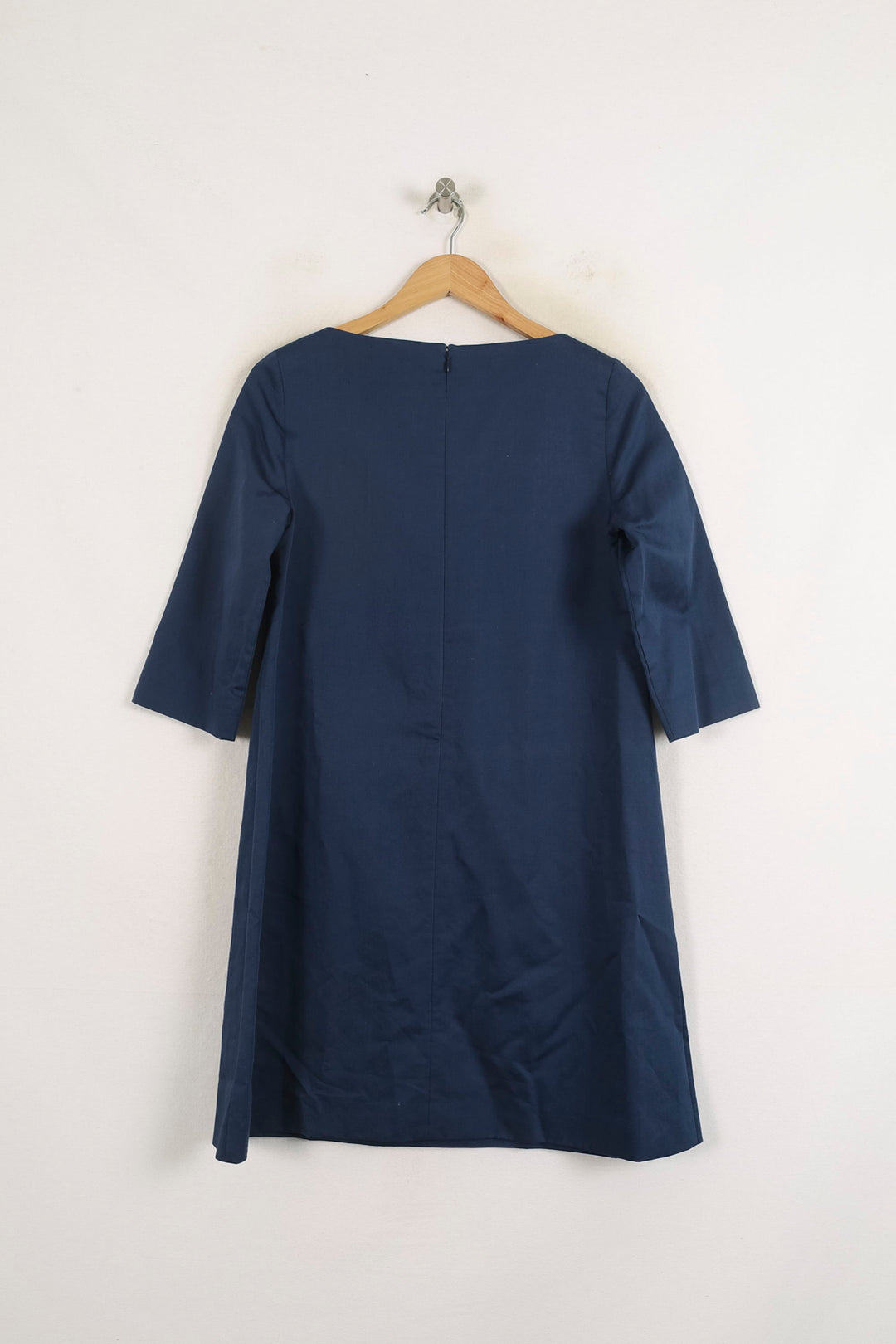 Robe Droite Bleue - Taille S/36 de la marque Ines de la Fressange Paris | PARAD76639 - Vendu par Paradigme - Image 4