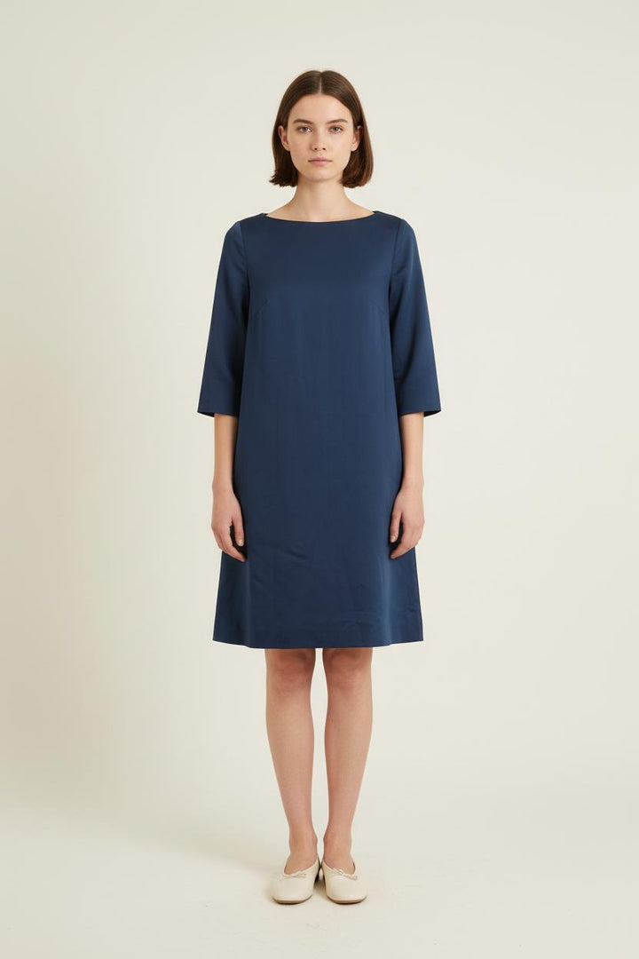 Robe Droite Bleue - Taille S/36 de la marque Ines de la Fressange Paris | PARAD76639 - Vendu par Paradigme - Image 1