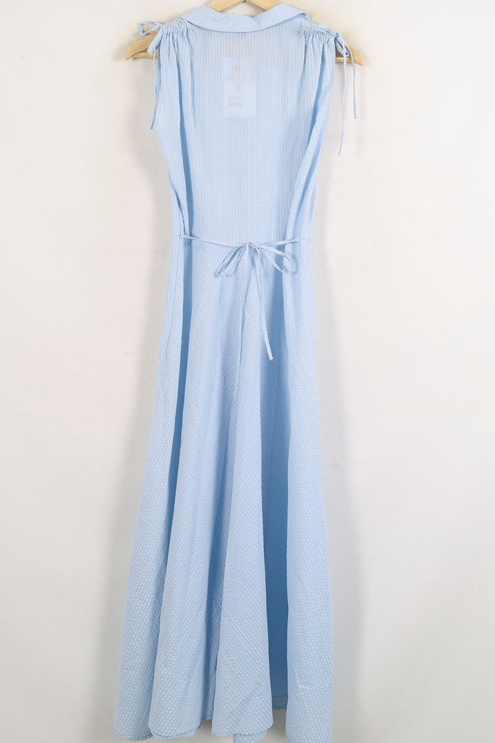 Robe Midi Bleue - Taille S/36 de la marque Ines de la Fressange Paris | PARAD76641 - Vendu par Paradigme - Image 4