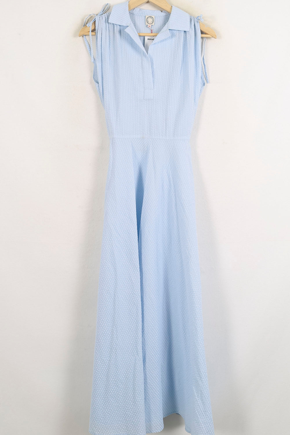 Robe Midi Bleue - Taille S/36 de la marque Ines de la Fressange Paris | PARAD76641 - Vendu par Paradigme - Image 2