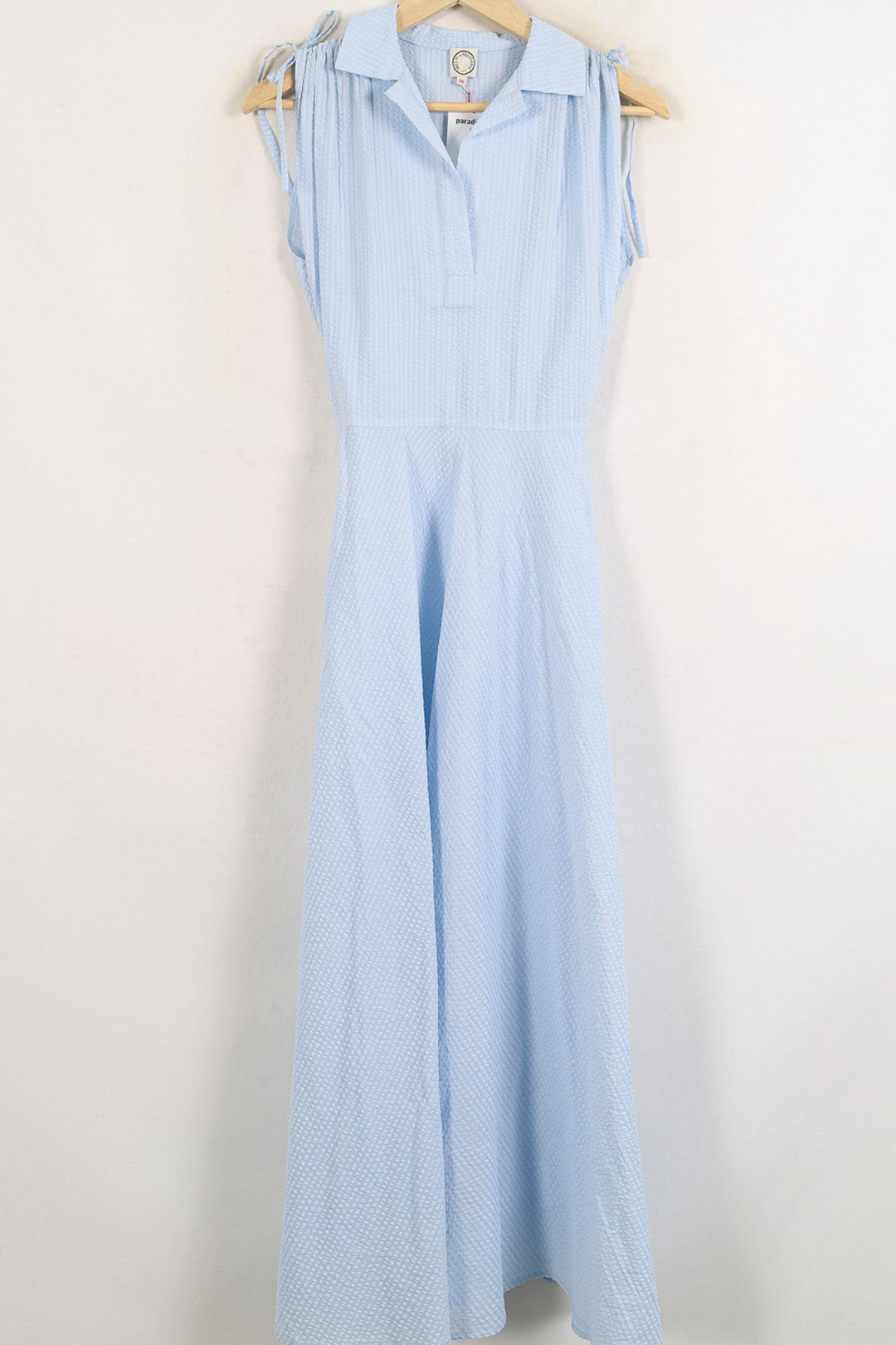 Robe Midi Bleue - Taille S/36 de la marque Ines de la Fressange Paris | PARAD76641 - Vendu par Paradigme - Image 2