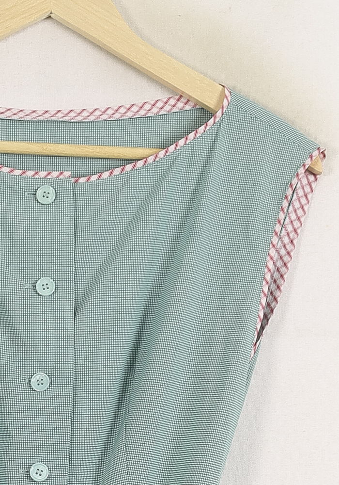 Robe Midi Verte - Taille S/36 de la marque Ines de la Fressange Paris | PARAD76644 - Vendu par Paradigme - Image 3