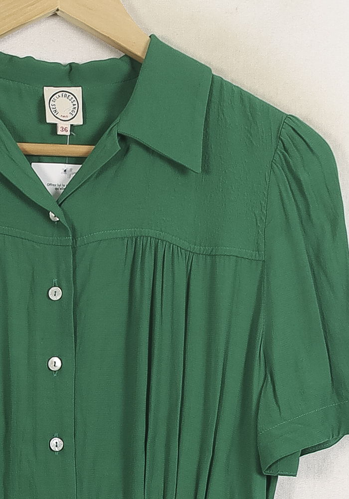 Robe Longue Verte - Taille S/36 de la marque Ines de la Fressange Paris | PARAD76646 - Vendu par Paradigme - Image 3
