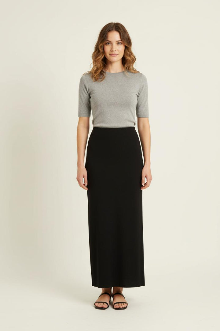 Jupe Longue Noire - Taille S/36 de la marque Ines de la Fressange Paris | PARAD76648 - Vendu par Paradigme - Image 1