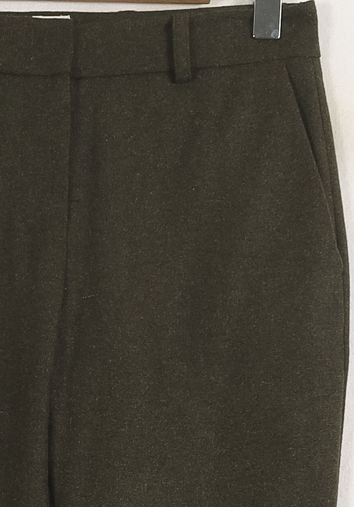 Pantalon Droit Vert - Taille S/36 de la marque Ines de la Fressange Paris | PARAD76650 - Vendu par Paradigme - Image 3
